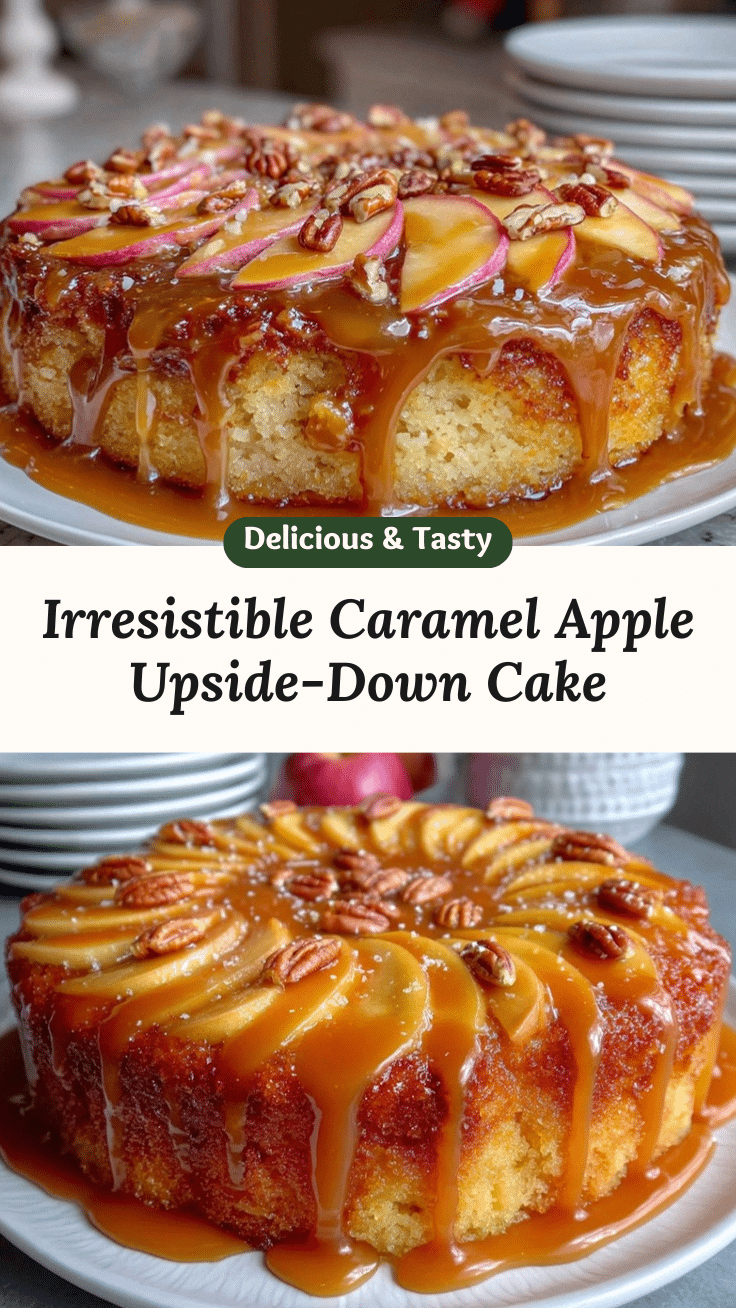 Caramel Apple Upside-Down Cake recipe