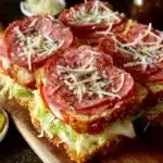 Cheesy Italian Sub Squares - featured image