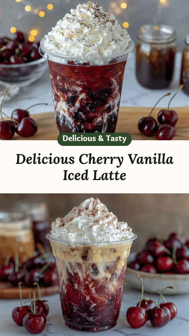cherry vanilla iced latte recipe