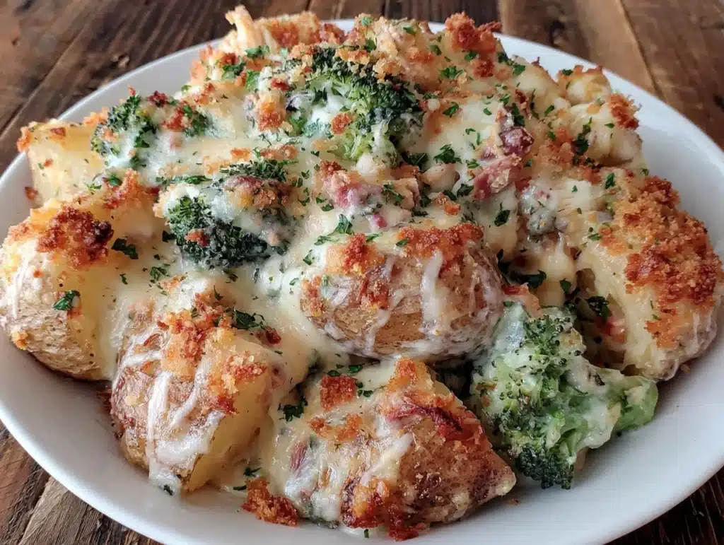 chicken broccoli casserole - featured image