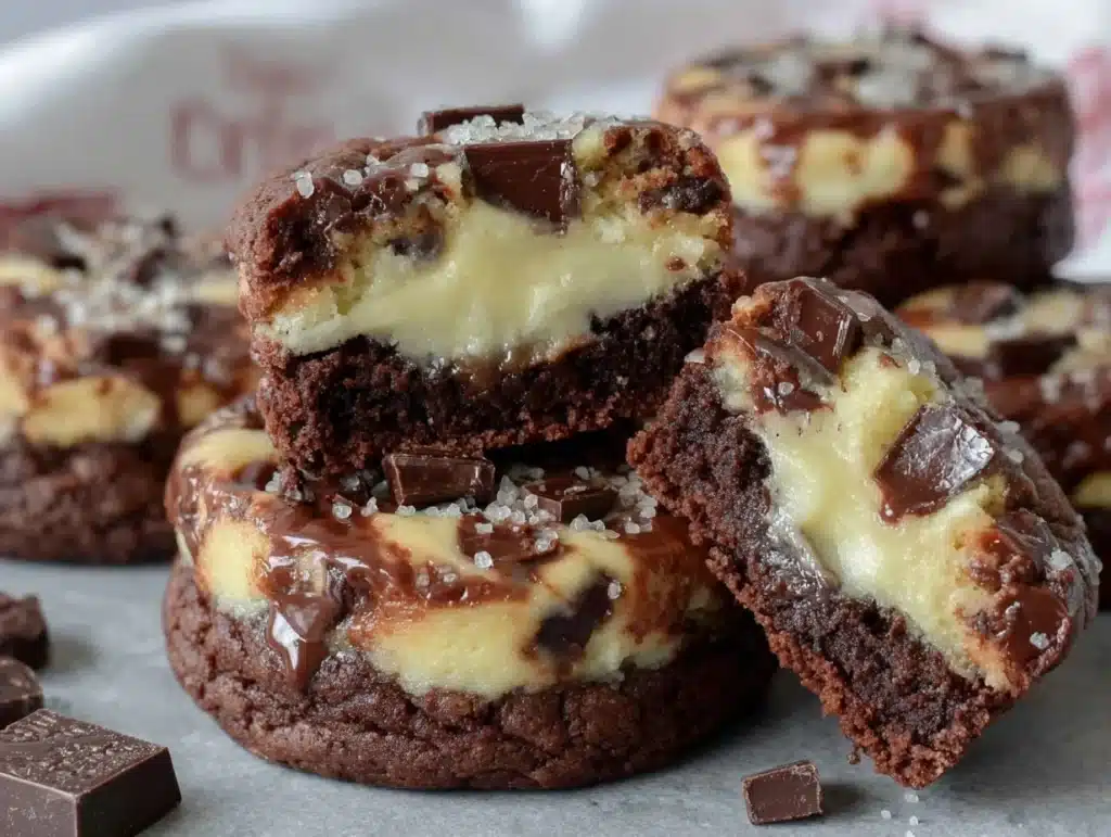 Chocolate Cheesecake Cookies - featured image
