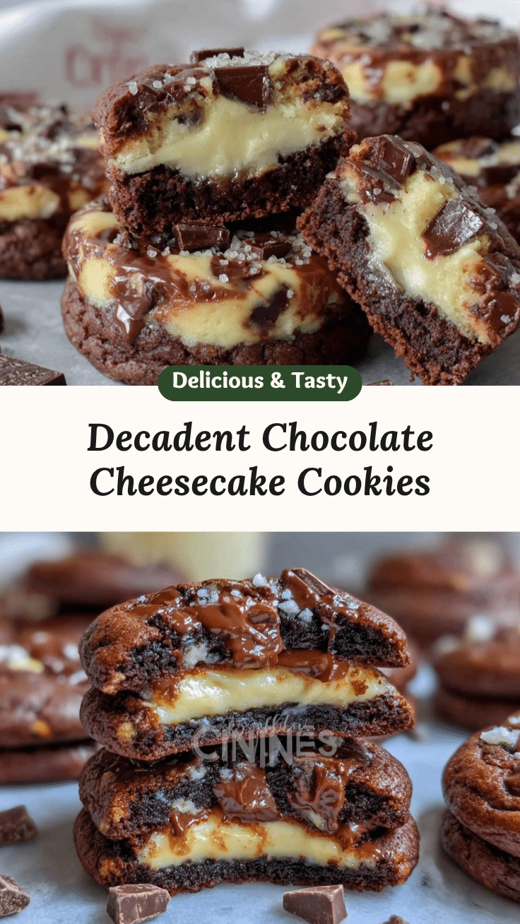 Chocolate Cheesecake Cookies recipe