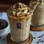 chocolate chip cookie dough protein shake - featured image