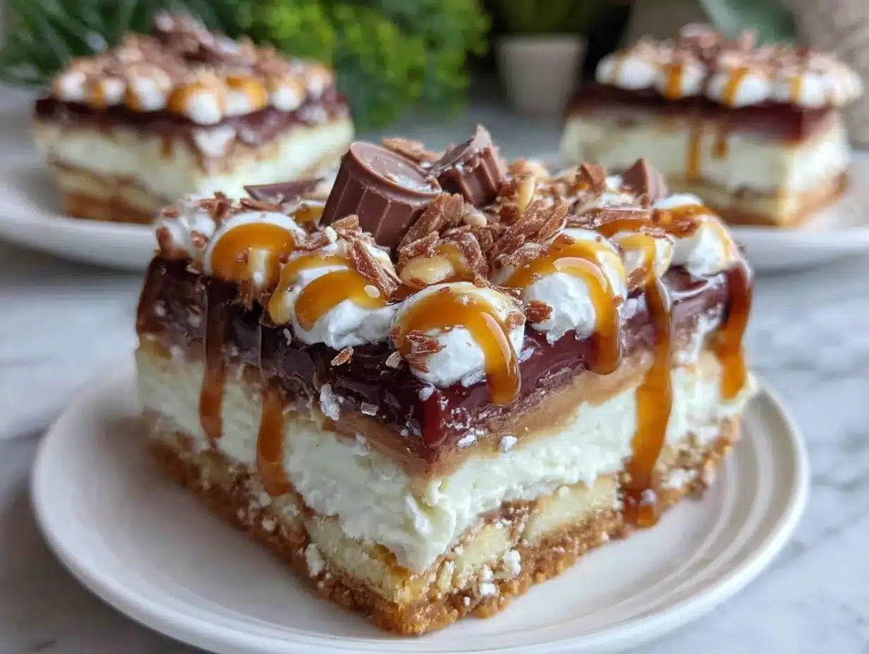 Chocolate Peanut Butter Dream Layer Dessert preparation steps