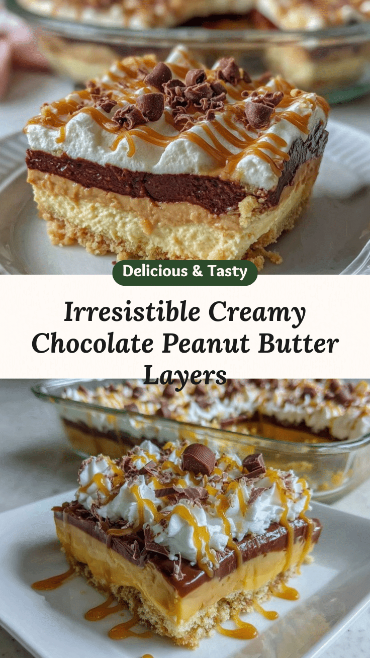 chocolate peanut butter layer dessert recipe
