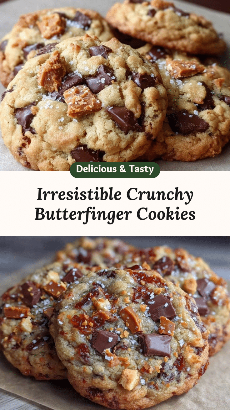 chunky peanut butter Butterfinger cookies recipe