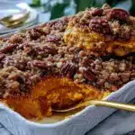 Cinnamon Streusel Sweet Potato Casserole - featured image