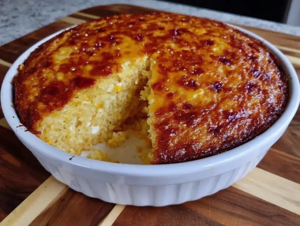 corn pudding casserole - featured image