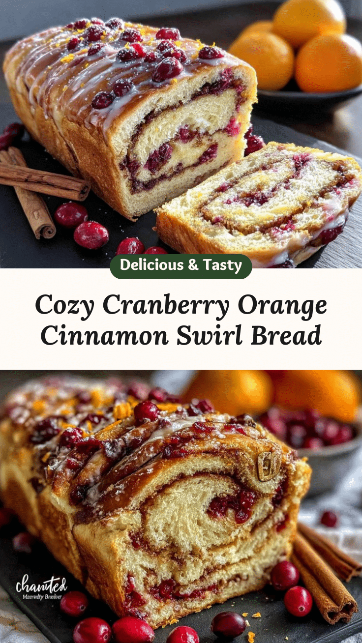 cranberry orange cinnamon swirl bread recipe