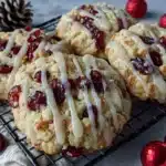 cranberry orange cookies - featured image