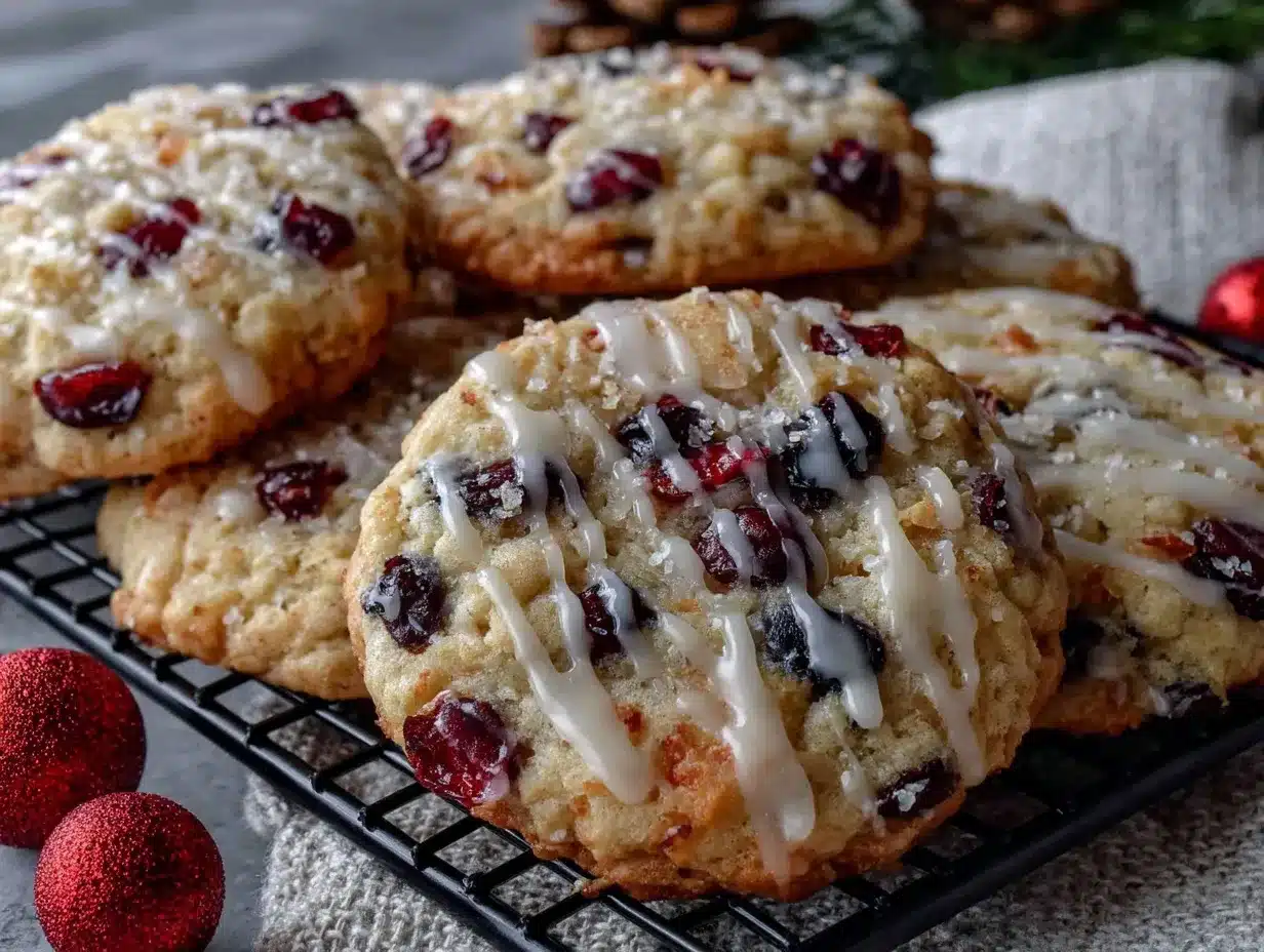 cranberry orange cookies preparation steps