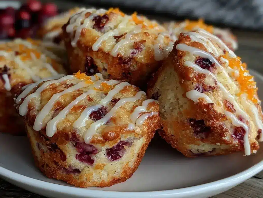 cranberry orange muffins - featured image