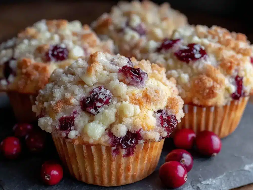 cranberry orange muffins - featured image