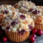 cranberry orange muffins - featured image