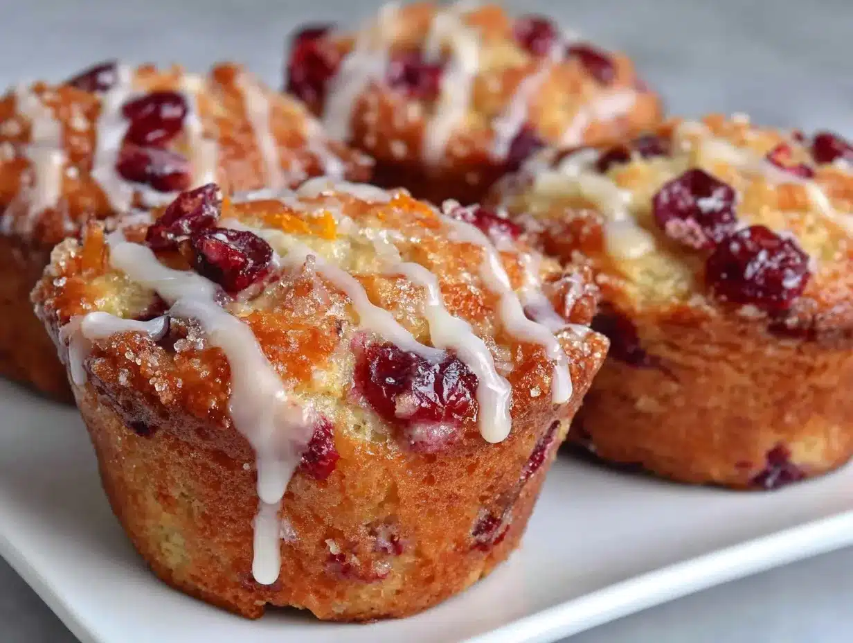 cranberry orange muffins preparation steps