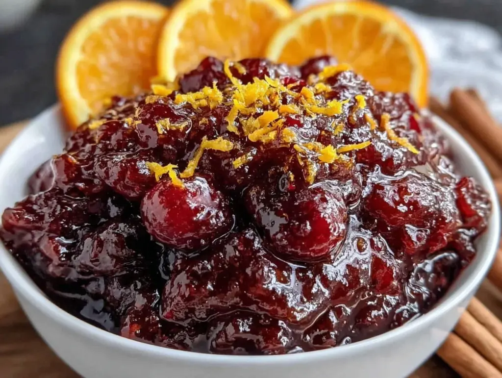 cranberry orange sauce - featured image