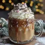 creamy Baileys Christmas cocktail - featured image