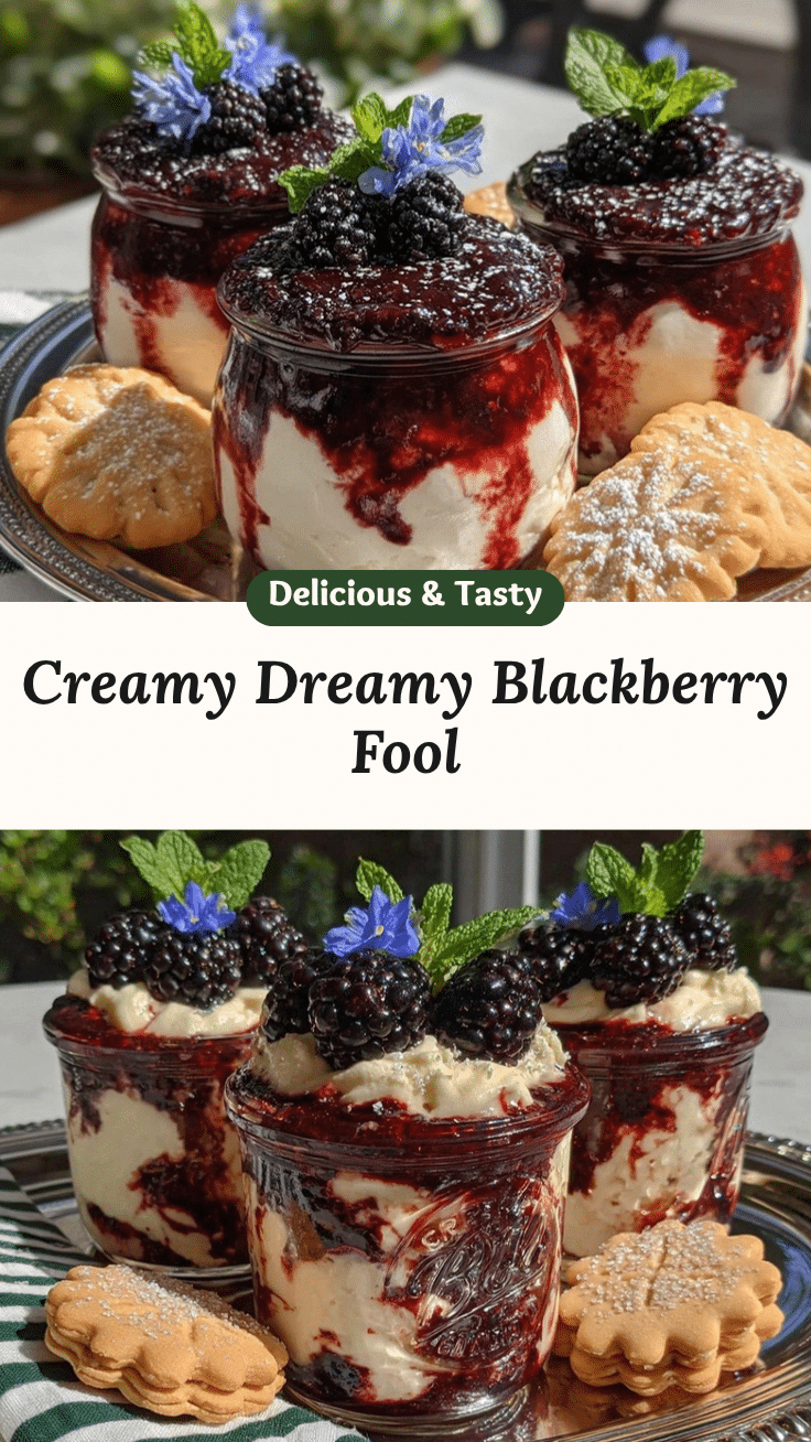 Creamy Blackberry Fool recipe