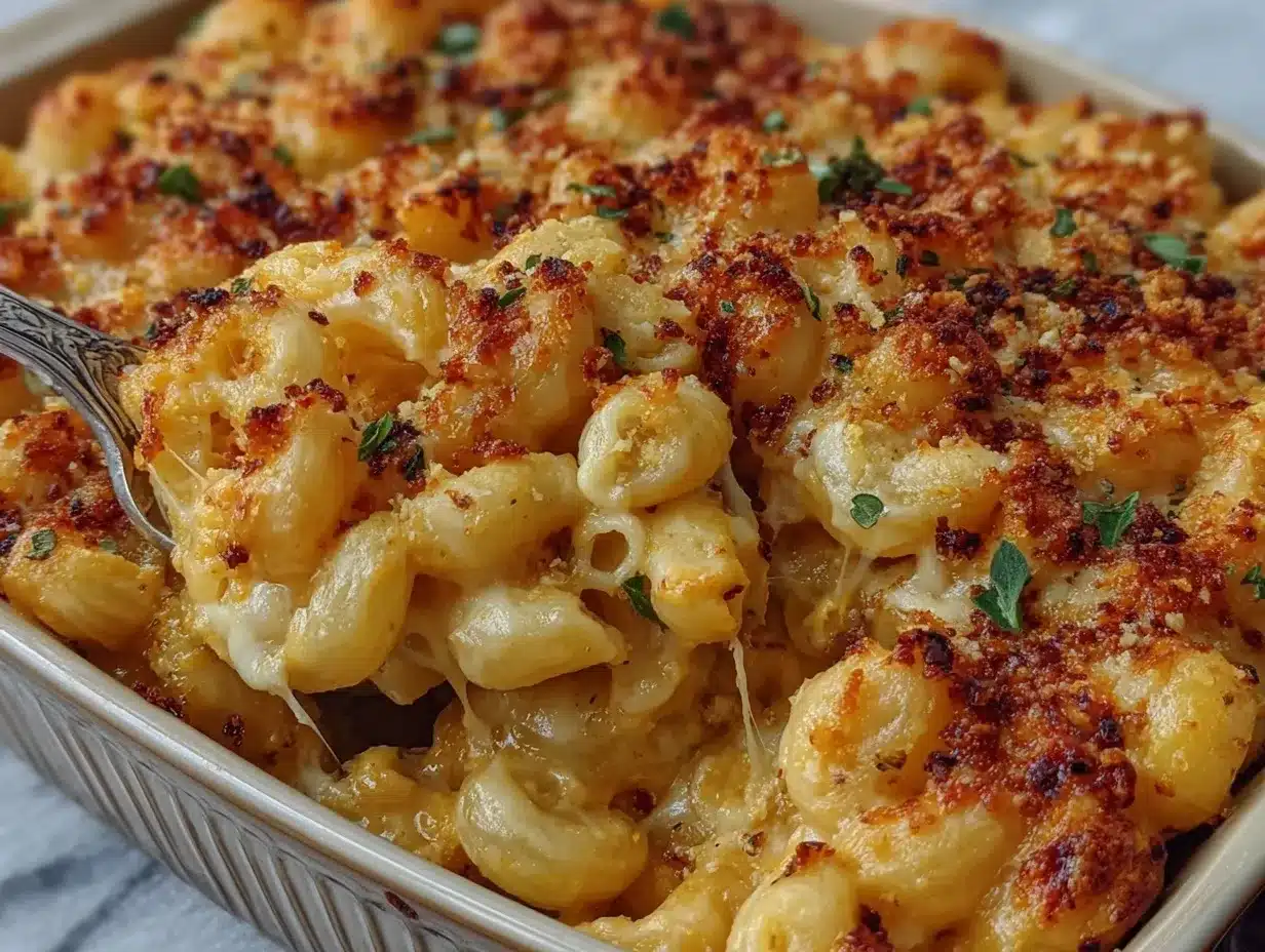 creamy butternut squash mac and cheese preparation steps