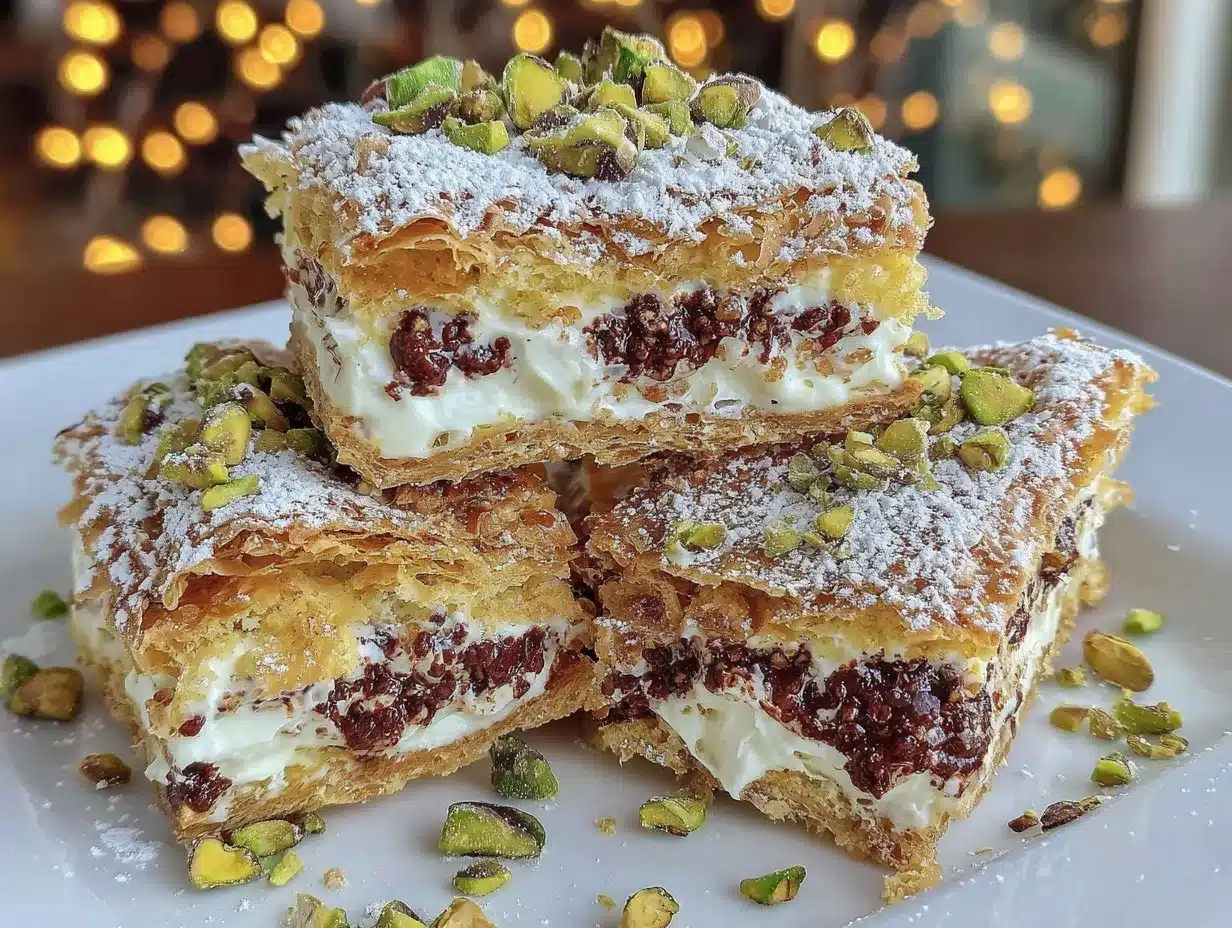 creamy cannoli squares preparation steps