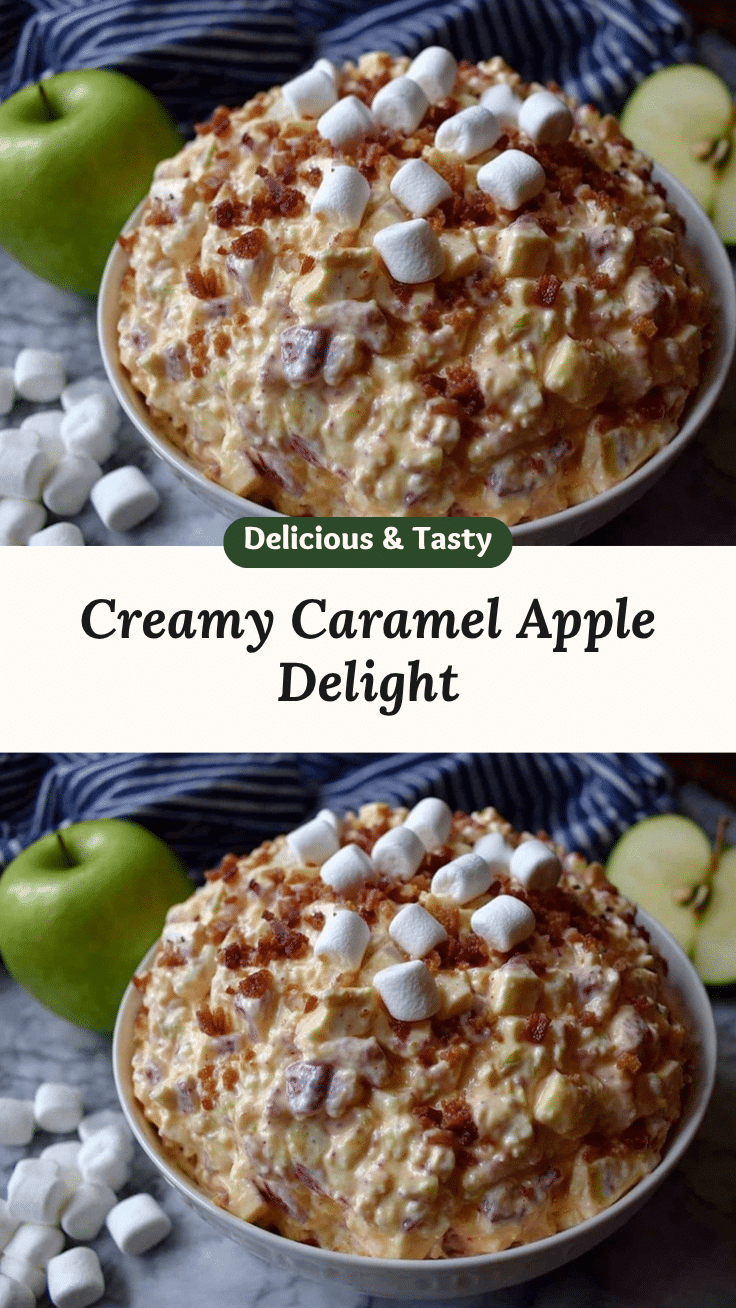 creamy caramel apple salad recipe