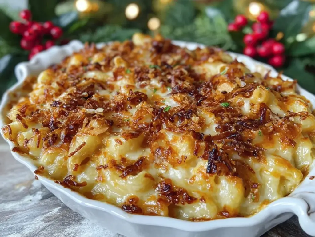 creamy cheese macaroni and cheese - featured image