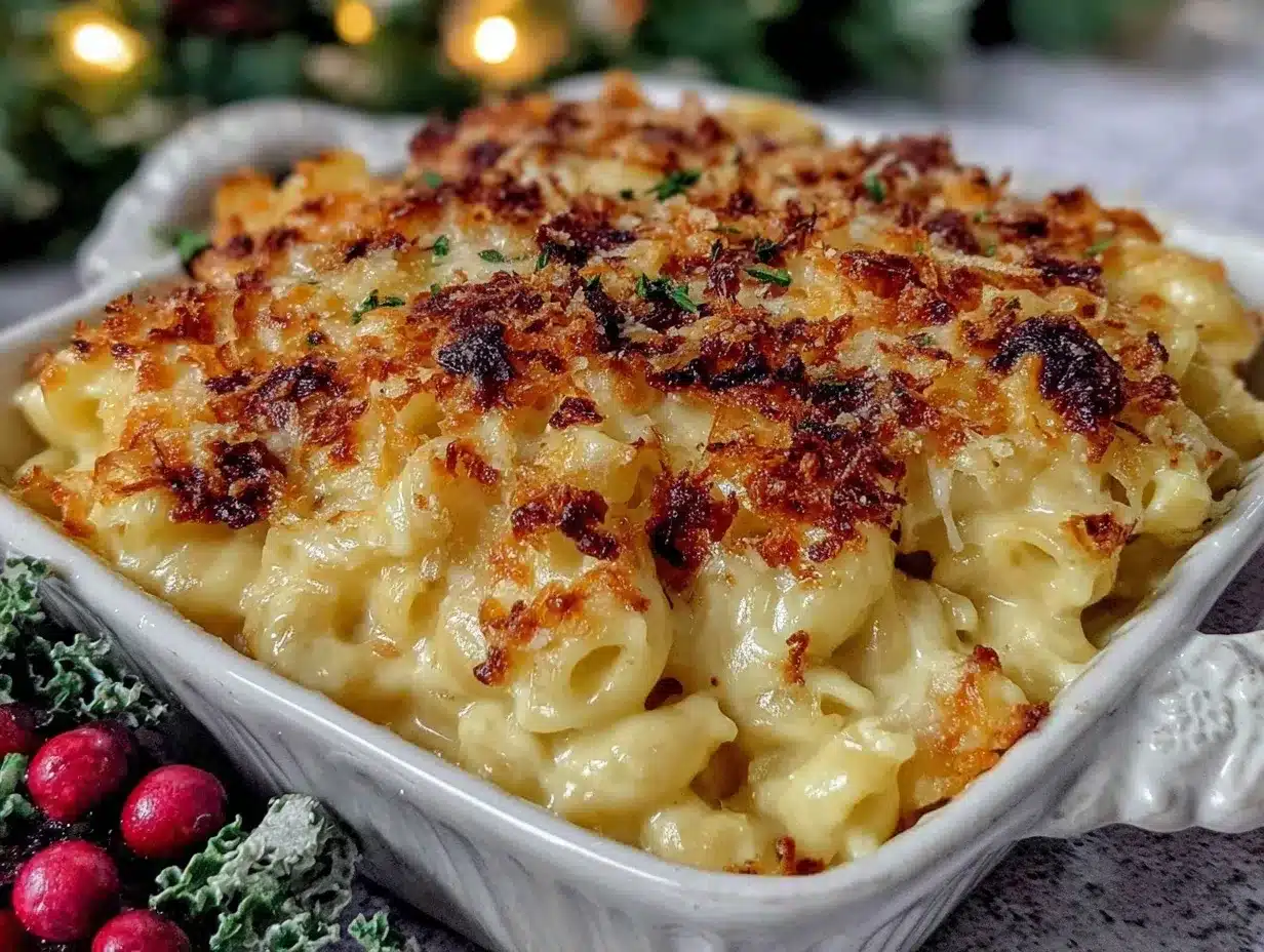 creamy cheese macaroni and cheese preparation steps