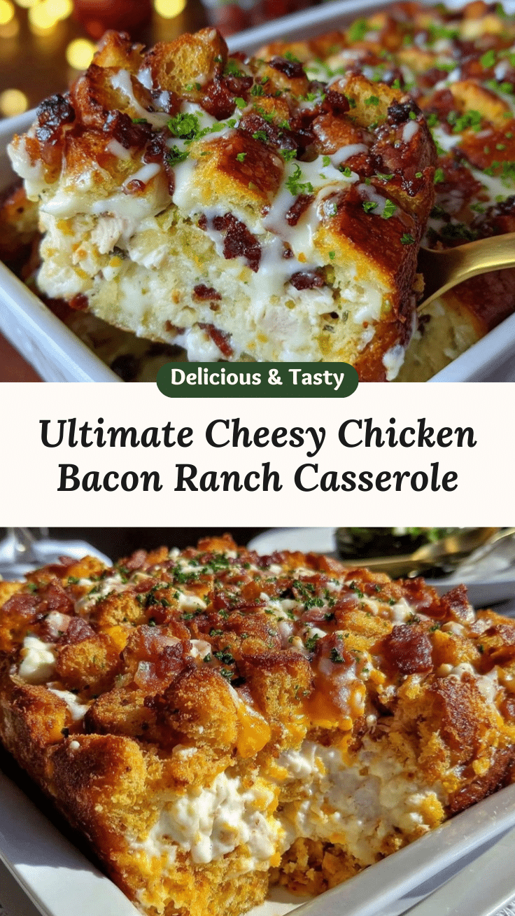 creamy cheesy chicken and stuffing casserole recipe