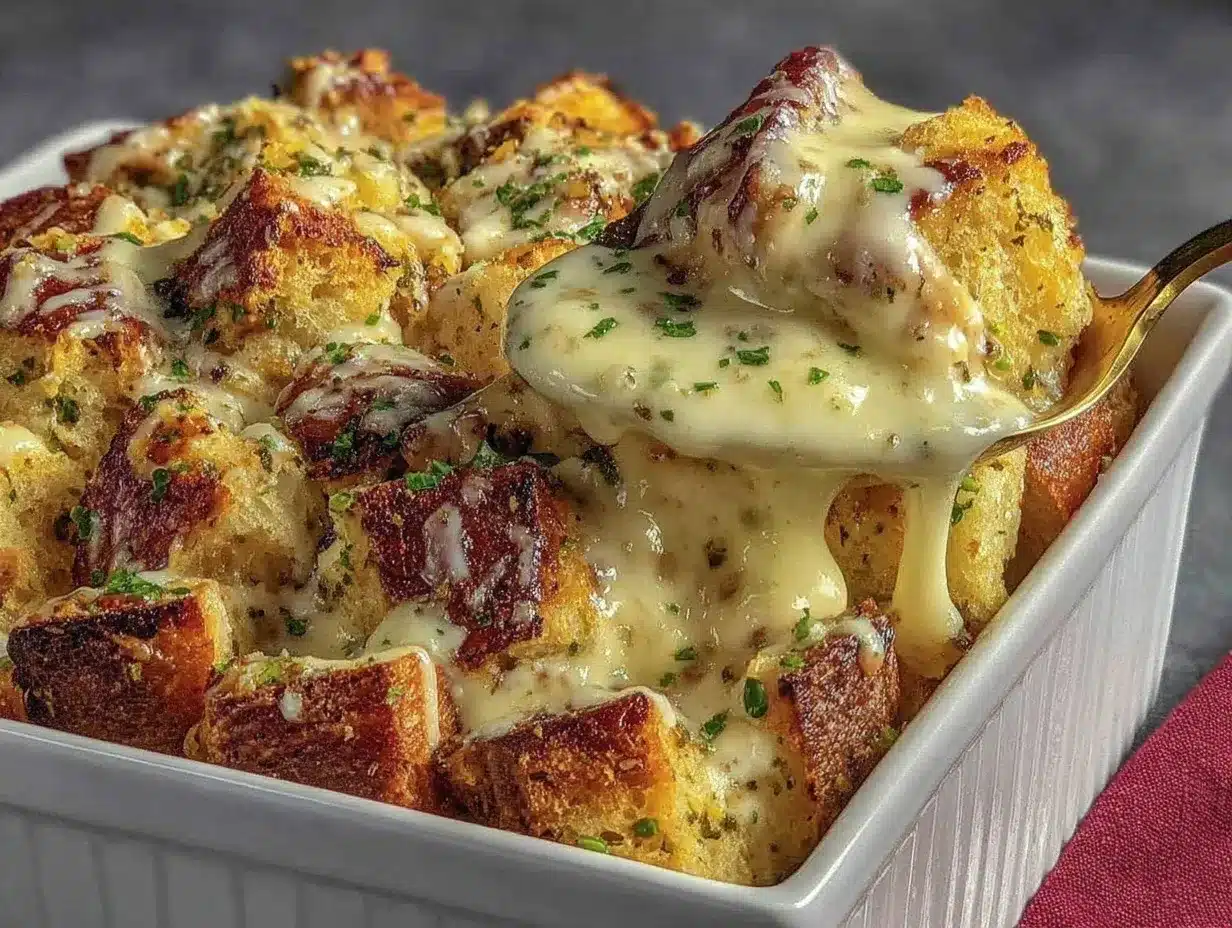 Creamy Chicken and Stuffing Bake preparation steps