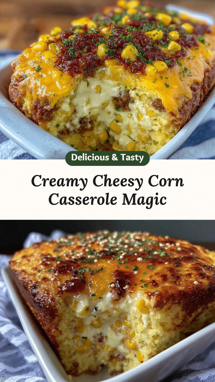creamy corn casserole with sausage recipe