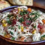 Creamy Crockpot Chicken Corn Chowder - featured image