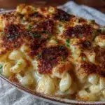creamy mac and cheese - featured image