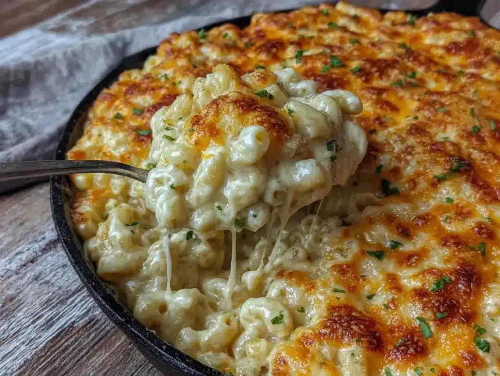 creamy mac and cheese - featured image