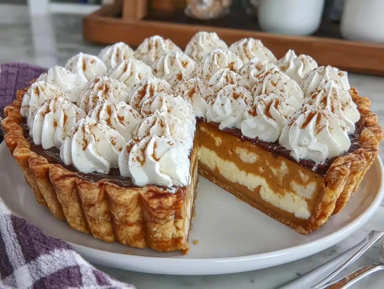 Creamy Maple Cream Pie preparation steps