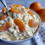 creamy orange fluff salad - featured image