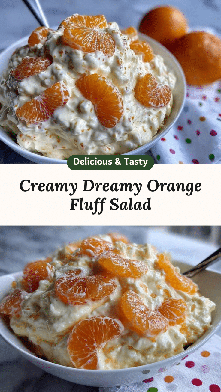 creamy orange fluff salad recipe