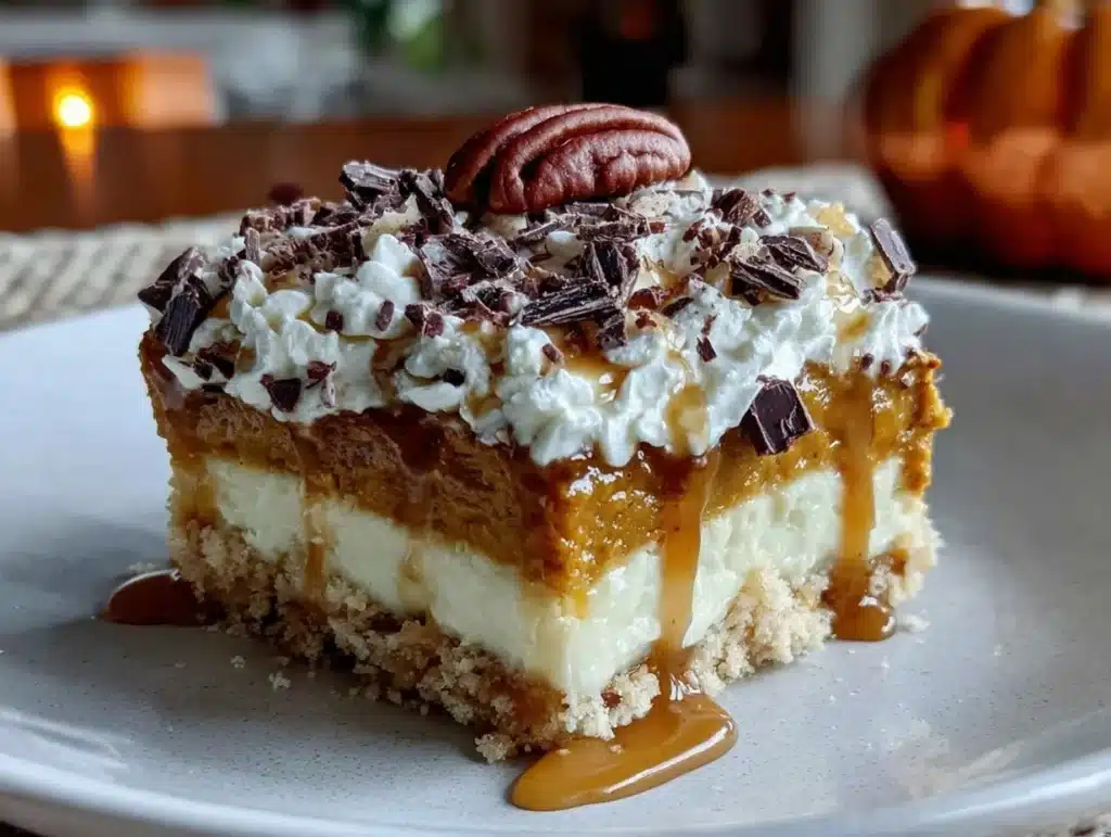 creamy pumpkin lasagna - featured image