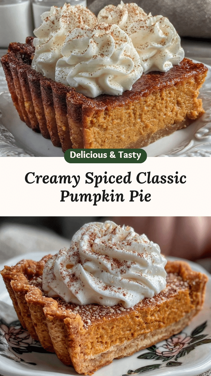 creamy pumpkin pie recipe