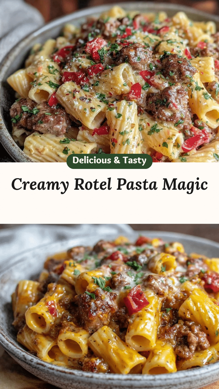 Creamy Rotel Pasta recipe