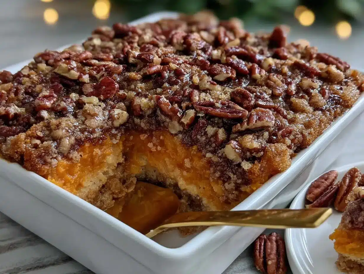 creamy vegan sweet potato casserole preparation steps