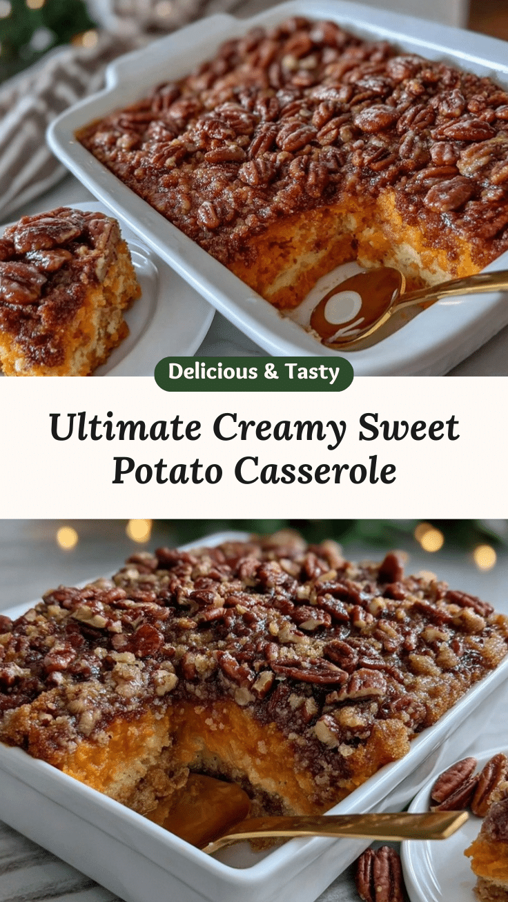 creamy vegan sweet potato casserole recipe