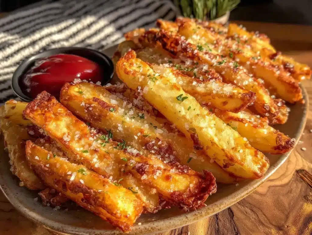 crispy air fryer French fries - featured image