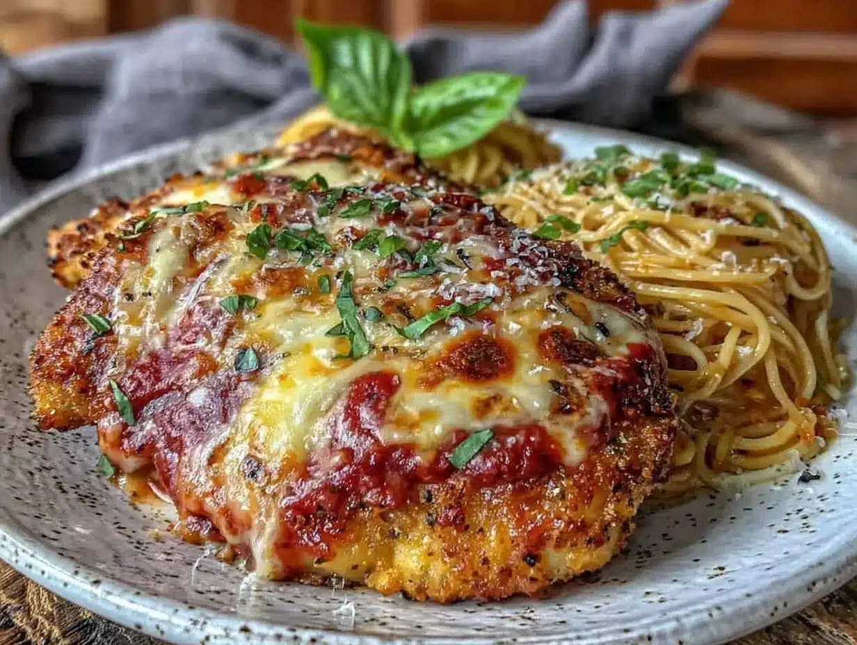 crispy chicken parmesan preparation steps