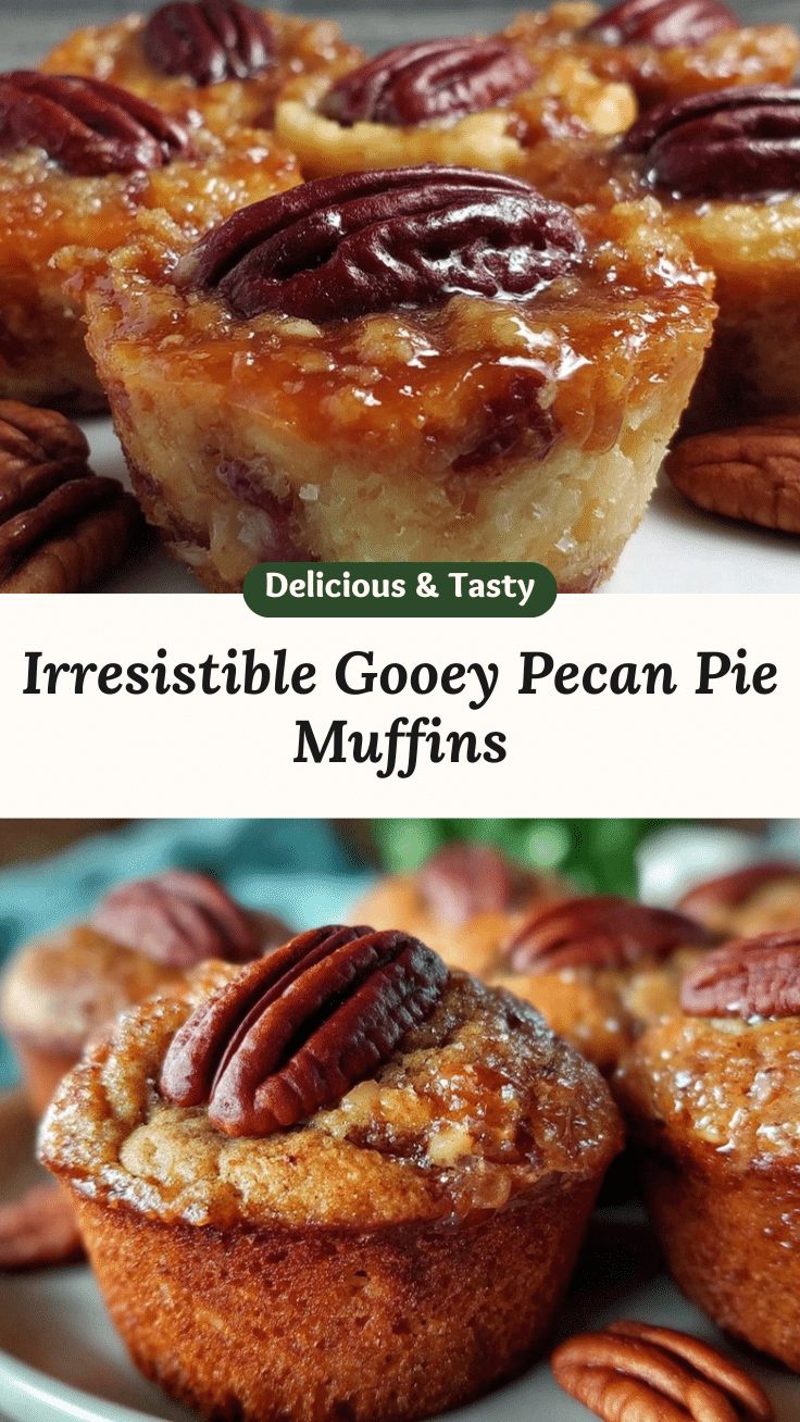 crispy pecan pie muffins recipe