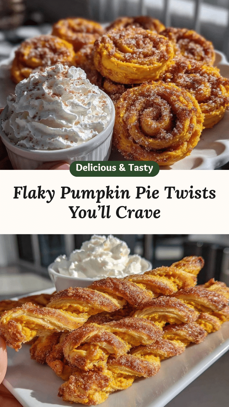 Crispy Pumpkin Pie Twists recipe
