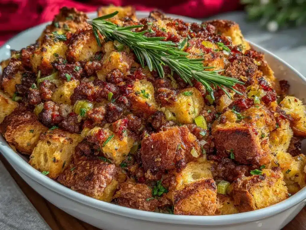 crispy sourdough stuffing - featured image