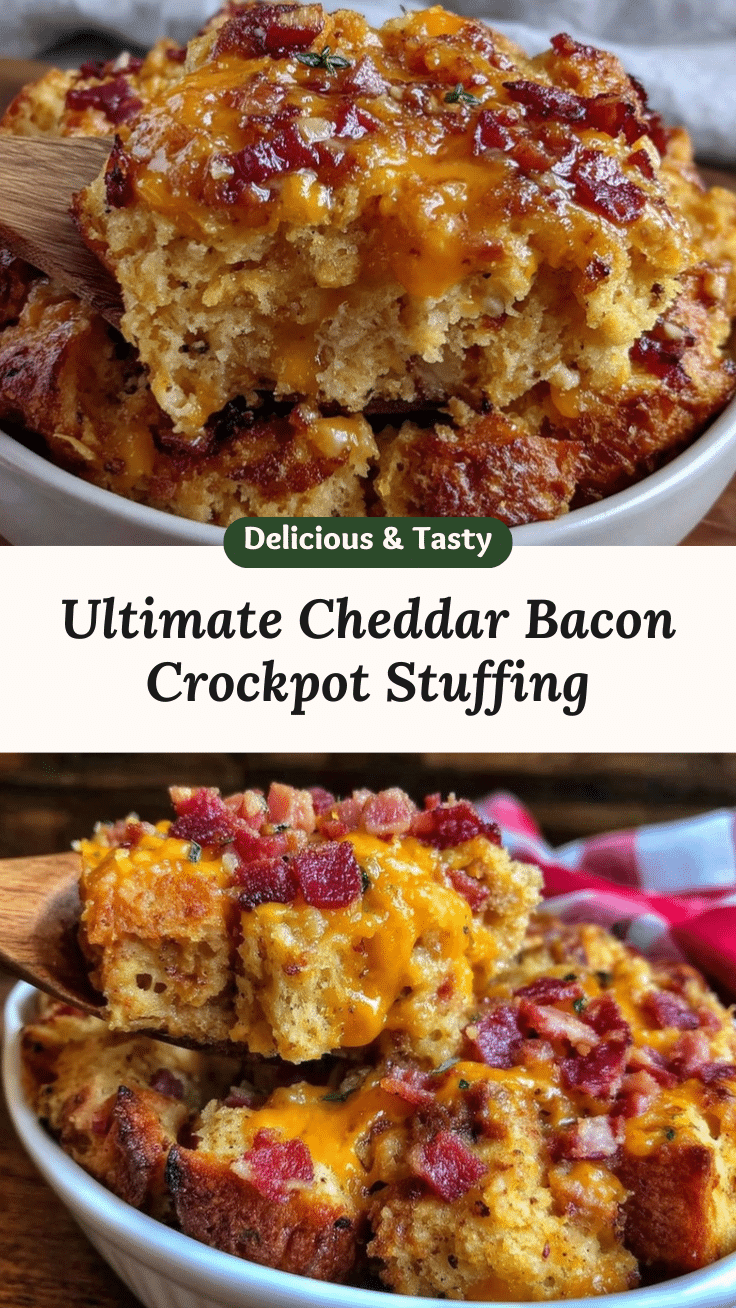 crockpot cheddar bacon stuffing recipe