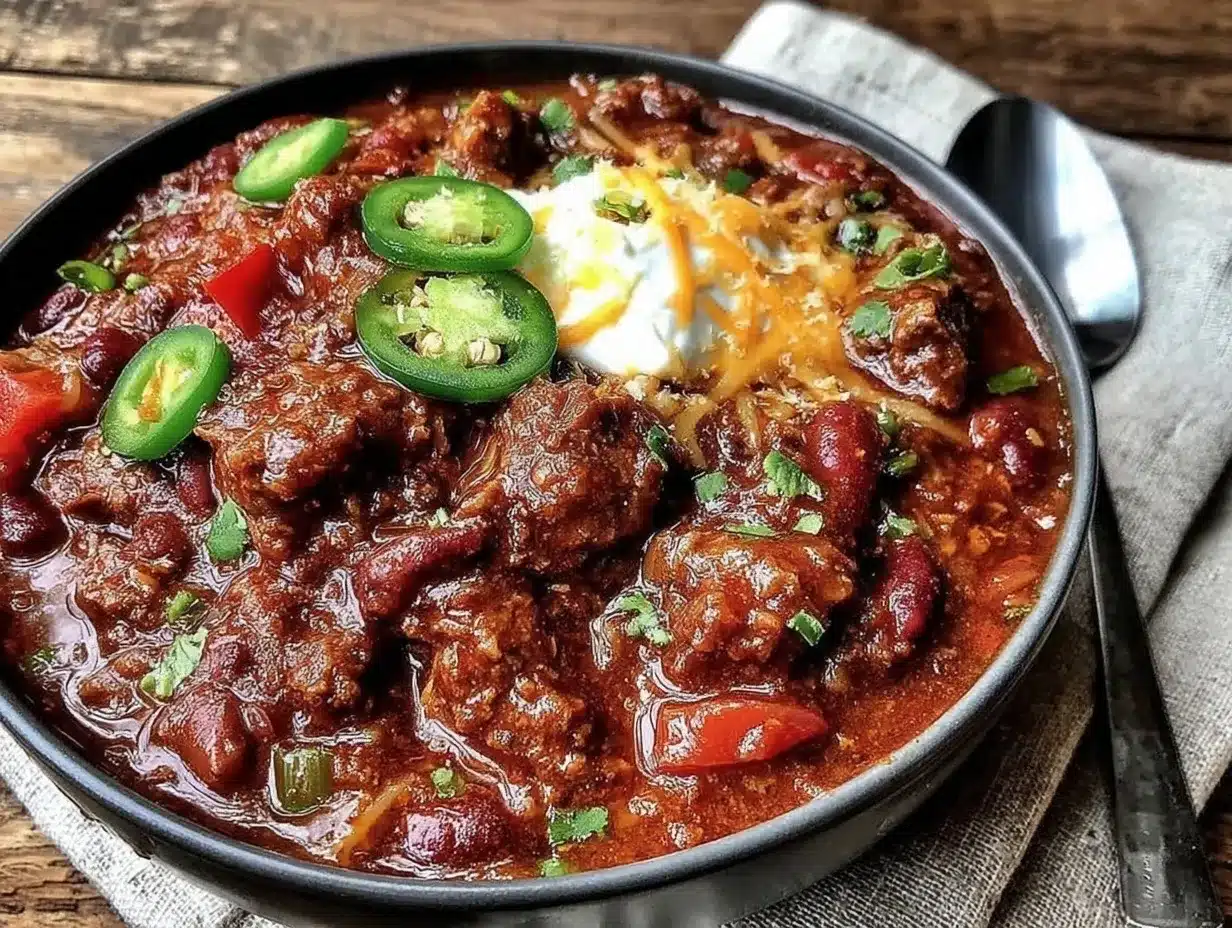 crockpot chili preparation steps