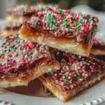 easy saltine toffee - featured image