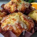 fluffy orange muffin - featured image